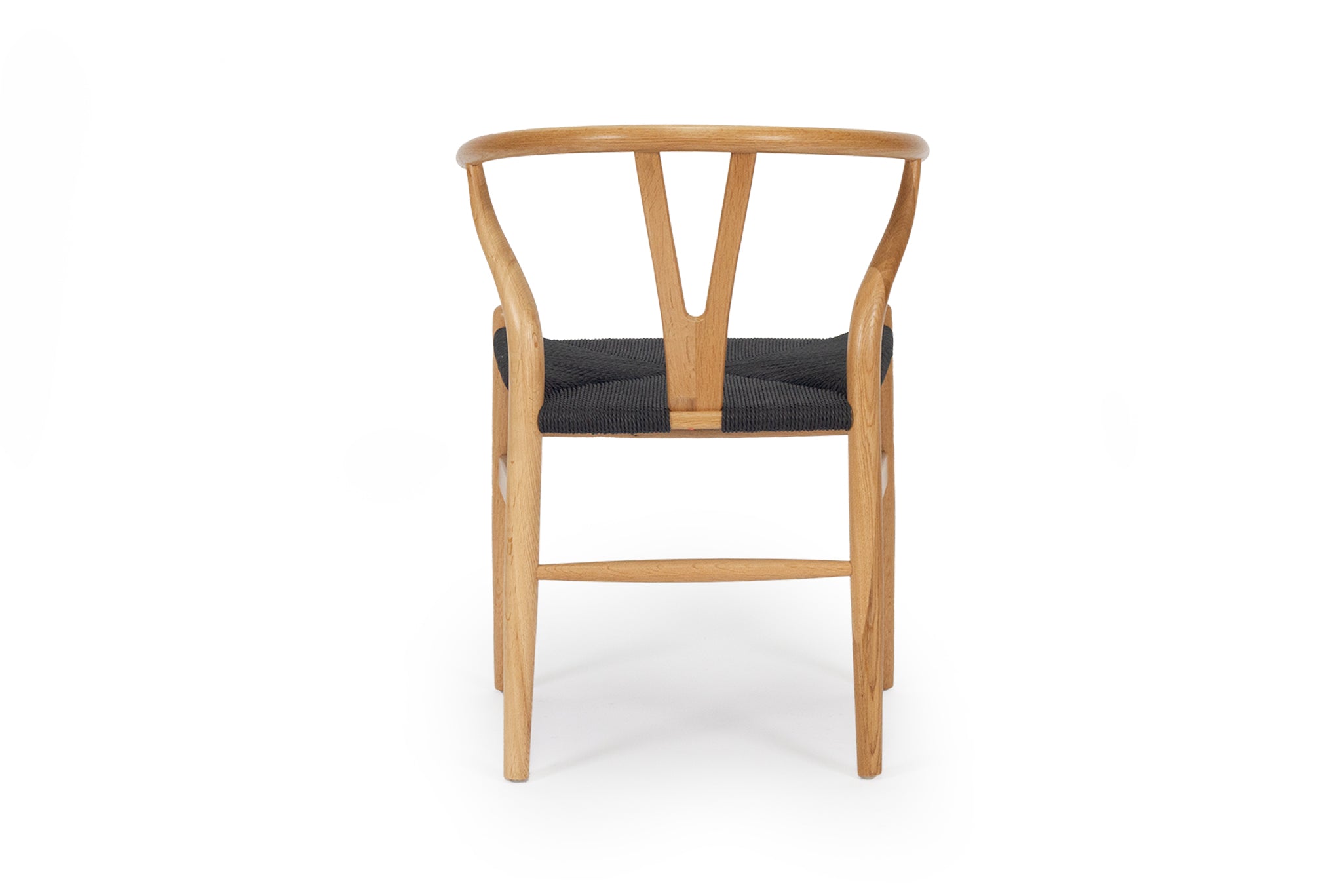 Wishbone Designer Chair | Natural Oak/Black Cord