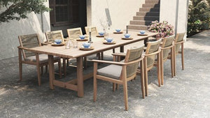 Amalfi Outdoor Dining Armchair, Magnolia Lane outdoor coastal furniture, Sunshine Coast, Australia wide delivery