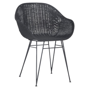 Angola Dining Chair | Black - Magnolia Lane