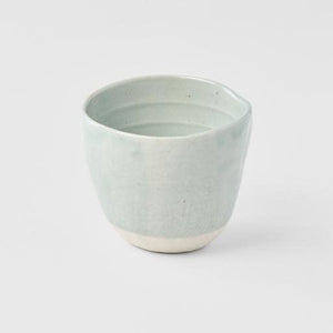 Lopsided Tea-mug - Small S2 | Tomei Blue & Bisque - Made in Japan - Magnolia Lane