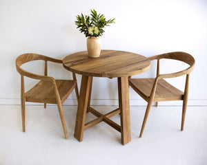 Bedarra teak cafe table, Magnolia Lane coastal furniture 6