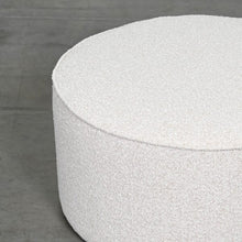 Load image into Gallery viewer, Belamy large round boucle ottoman in oatmeal, Magnolia Lane modern living