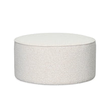 Load image into Gallery viewer, Belamy large round boucle ottoman in oatmeal, Magnolia Lane modern furniture