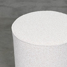 Load image into Gallery viewer, Belamy Small Round Boucle Ottoman in oatmeal, Magnolia Lane, modern living Sunshine Coast