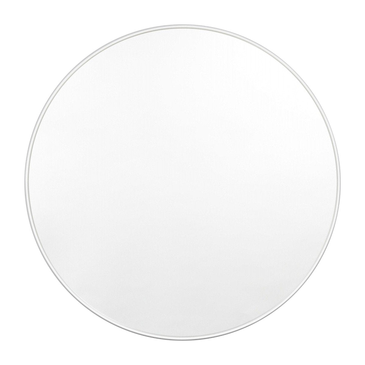 Bjorn Round Mirror Bright White-Magnolia Lane
