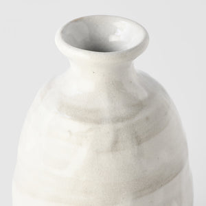 Bud vase in textured white, Magnolia Lane home decor