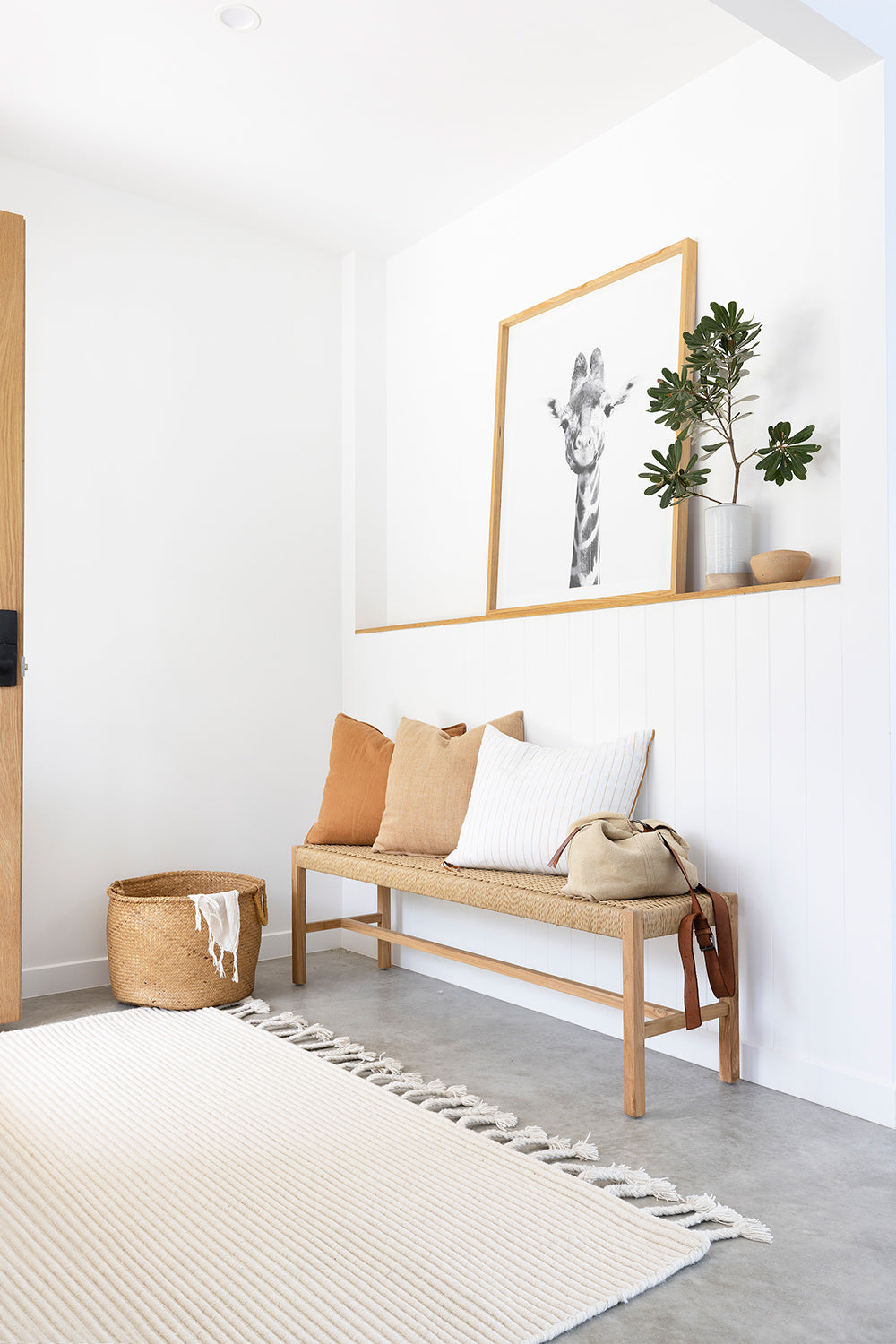 Cable Beach Woven Bench Seat, Magnolia Lane coastal furniture and interiors 1