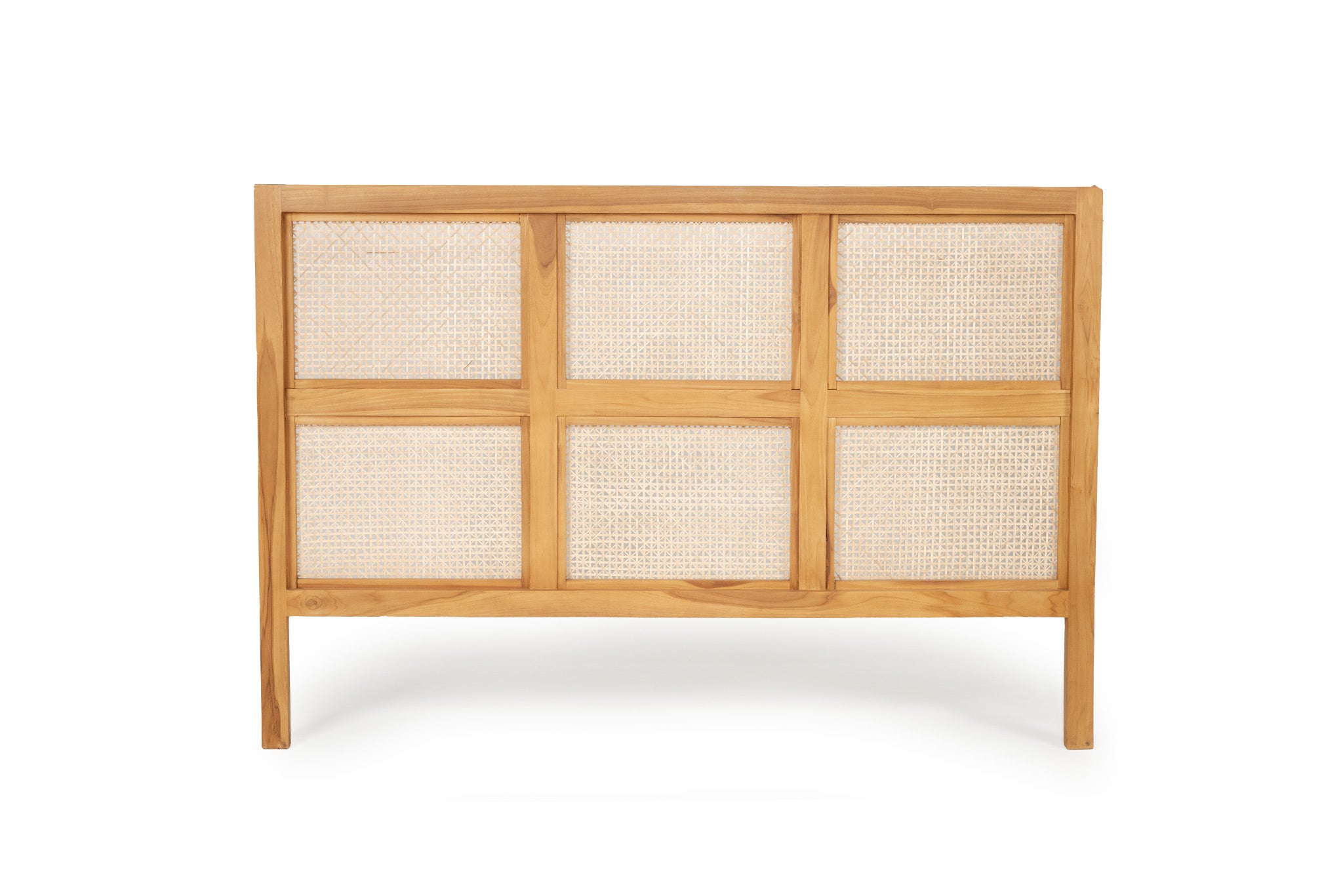 Capri rattan and timber bedhead, Magnolia Lane coastal style bedroom furniture 7