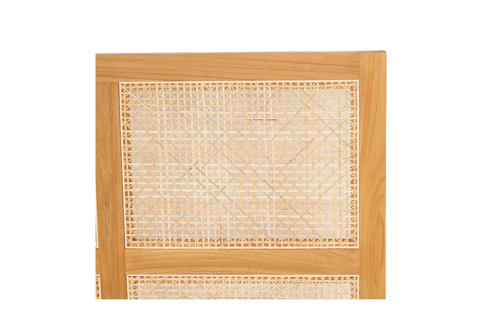 Capri rattan and timber bedhead, Magnolia Lane coastal style bedroom furniture 3