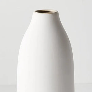 Cavo white vase in matte finish, Magnolia Lane coastal homewares