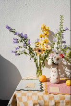 Load image into Gallery viewer, Checker turkish towel in mustard, Magnolia Lane tablescape