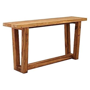 Elang Smooth Console in Rustic Finish - Magnolia Lane
