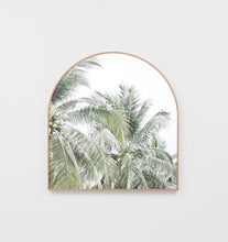 Load image into Gallery viewer, Faded palms framed canvas arch by Middle of Nowhere, Magnolia Lane