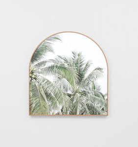 Faded palms framed canvas arch by Middle of Nowhere, Magnolia Lane