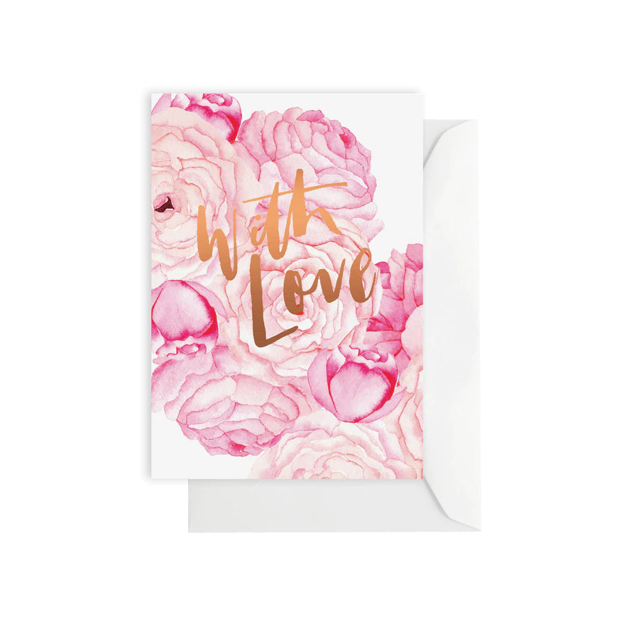 Flower Bomb Greeting Card, Magnolia Lane