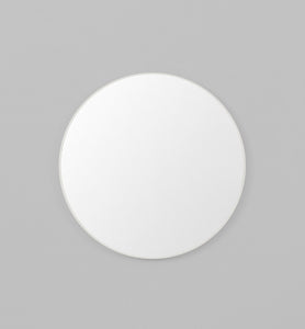 Flynn Round Mirror | White