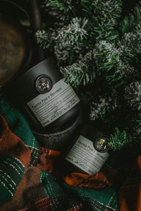 Frosted Pine and Spearmint 400g candle, Magnolia Lane artisan candles Christmas edition