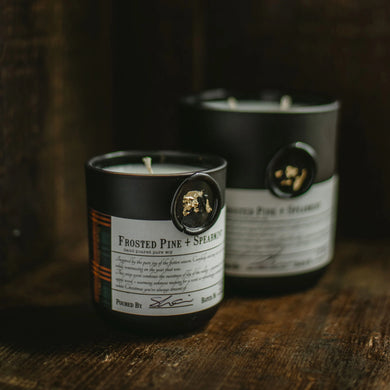 Frosted Pine and Spearmint 400g candle, Magnolia Lane artisan candles