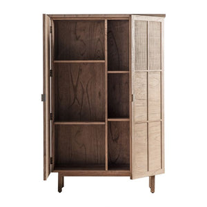 Furo 2 Door Cabinet, Magnolia Lane Japandi Style furniture, adjustable shelving