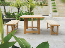 Load image into Gallery viewer, Gather Outdoor Dining Table made with reclaimed Teak, Magnolia Lane coastal furniture
