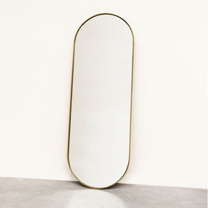 Gatsby Oval Mirror with Gold Frame, Magnolia Lane Sunshine Coast
