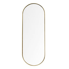 Load image into Gallery viewer, Gatsby Oval Mirror with Gold Frame, Magnolia Lane