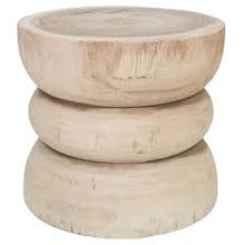 Load image into Gallery viewer, Ghana Side Table in natural by Uniqwa Furniture available through Magnolia Lane