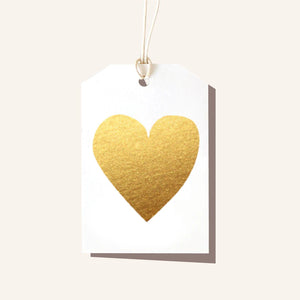Gold Heart Gift Tag, Magnolia Lane