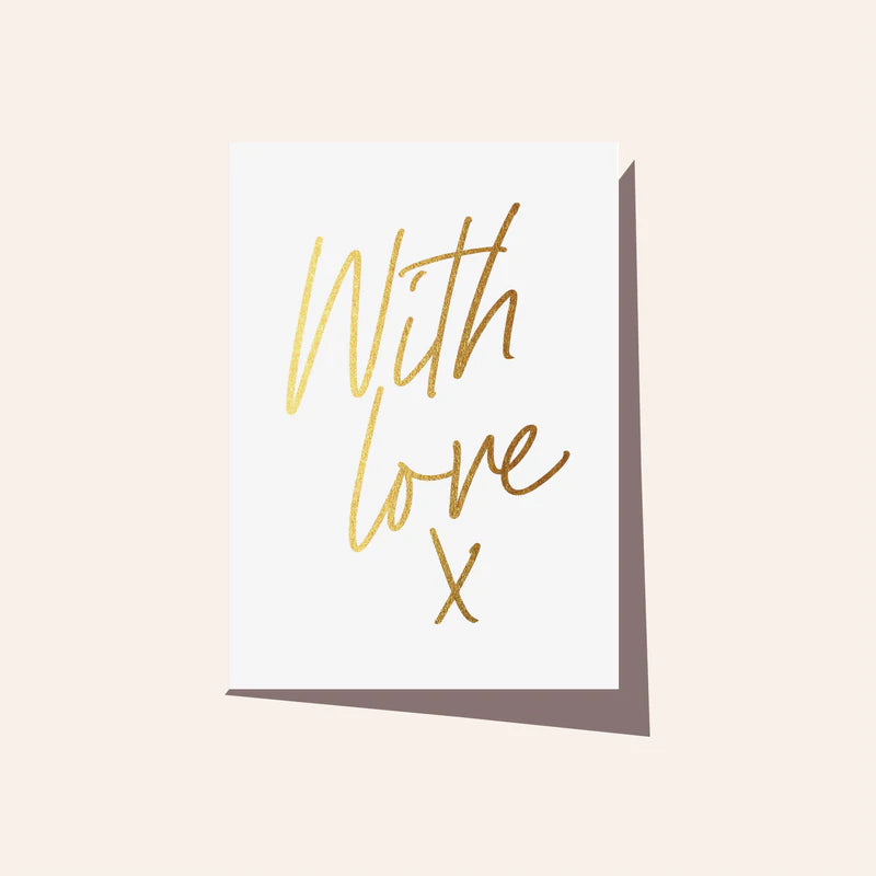 Gold With Love x Greeting Card, Magnolia Lane