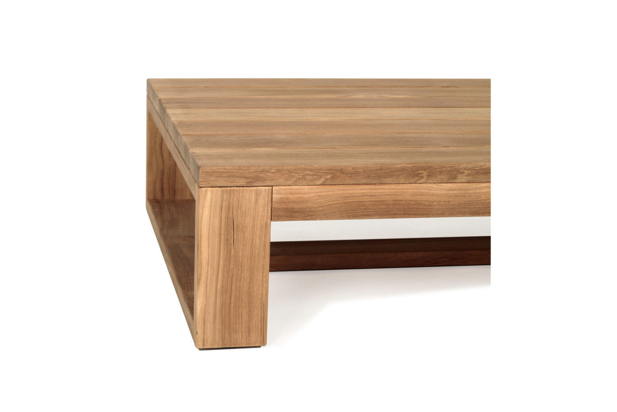 Harbour Island Outdoor Coffee Table in Low, close-up detail.