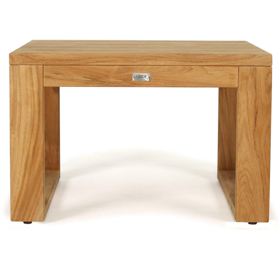 Harbour Island Outdoor Side Table, front view.