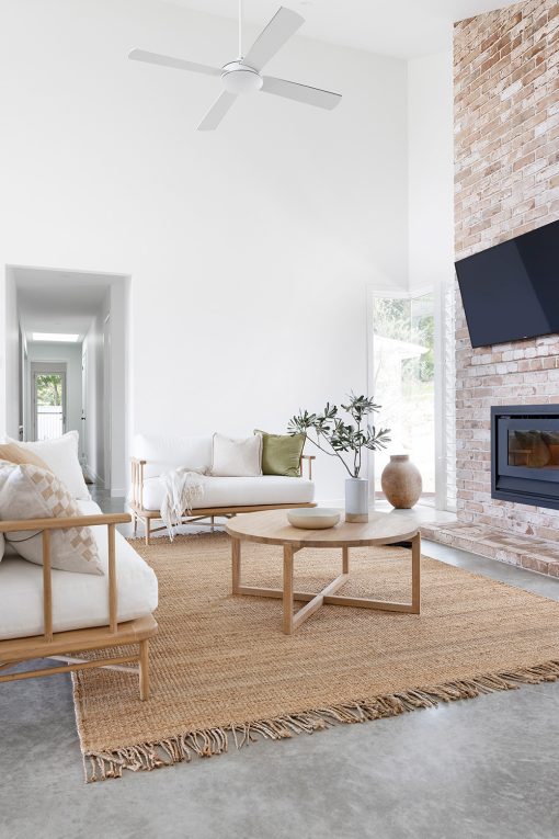 Harbour Island two seater sofa, Magnolia Lane coastal luxe living