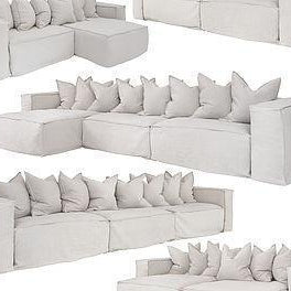 Hendrix Modular Sofa|Standard Section | Sand - Magnolia Lane
