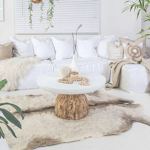 Hendrix Sofa | One Seater Left Hand Arm | White - Magnolia Lane