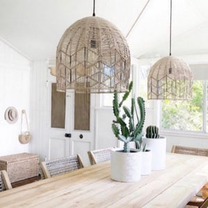 Kudu Pendant Light|Natural & Black - Magnolia Lane