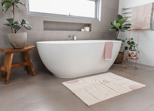 Deco Bath Mat - Large | Pink - Magnolia Lane