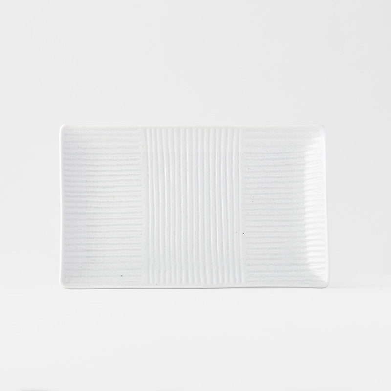 Sushi Plate 21cm | Pure White Glaze-Made in Japan-Magnolia Lane