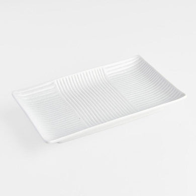 Sushi Plate 21cm | Pure White Glaze-Made in Japan-Magnolia Lane