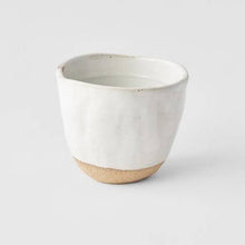 Load image into Gallery viewer, Lopsided Tea-mug - Small S2 | White &amp; Bisque-Made in Japan-Magnolia Lane