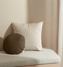 Load image into Gallery viewer, Linear Square Cushion | Fawn