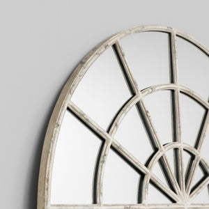 Garden Arch Mirror - Medium | Rustic White - Magnolia Lane