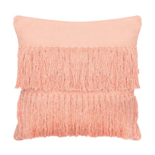 Load image into Gallery viewer, Bangs Fringed Cushion Square | Pink - Magnolia Lane
