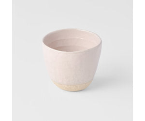 Lopsided Tea-mug - Small S2 | Sakura Pink & Bisque - Made in Japan - Magnolia Lane
