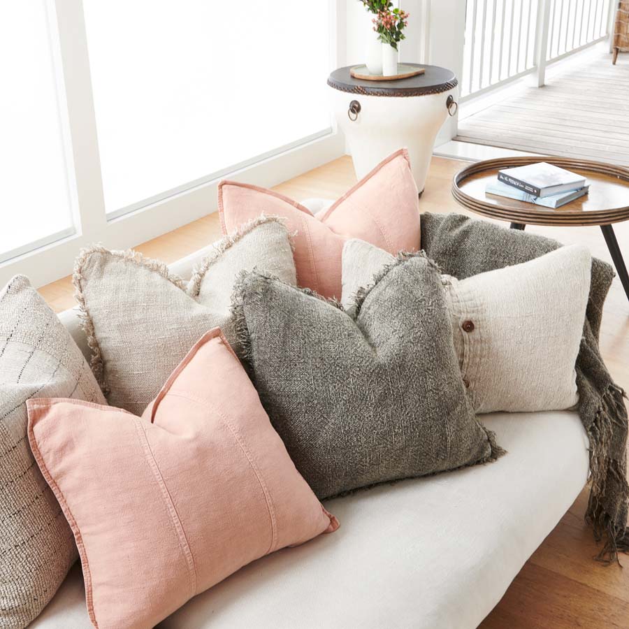 Luca Linen Cushion | Rose Dust-Eadie Lifestyle-Magnolia Lane