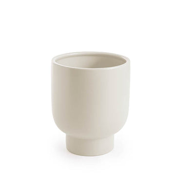 Alexander Ceramic Pot | Matte White-Magnolia Lane