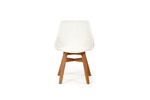 Beach House Outdoor Dining Chairs - Set of Two | White - Coastal Furniture - Magnolia Lane
