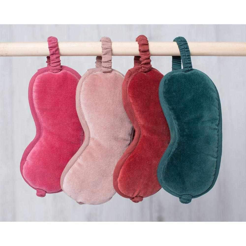 Lynette Velvet Eye Mask | Mustard - Magnolia Lane