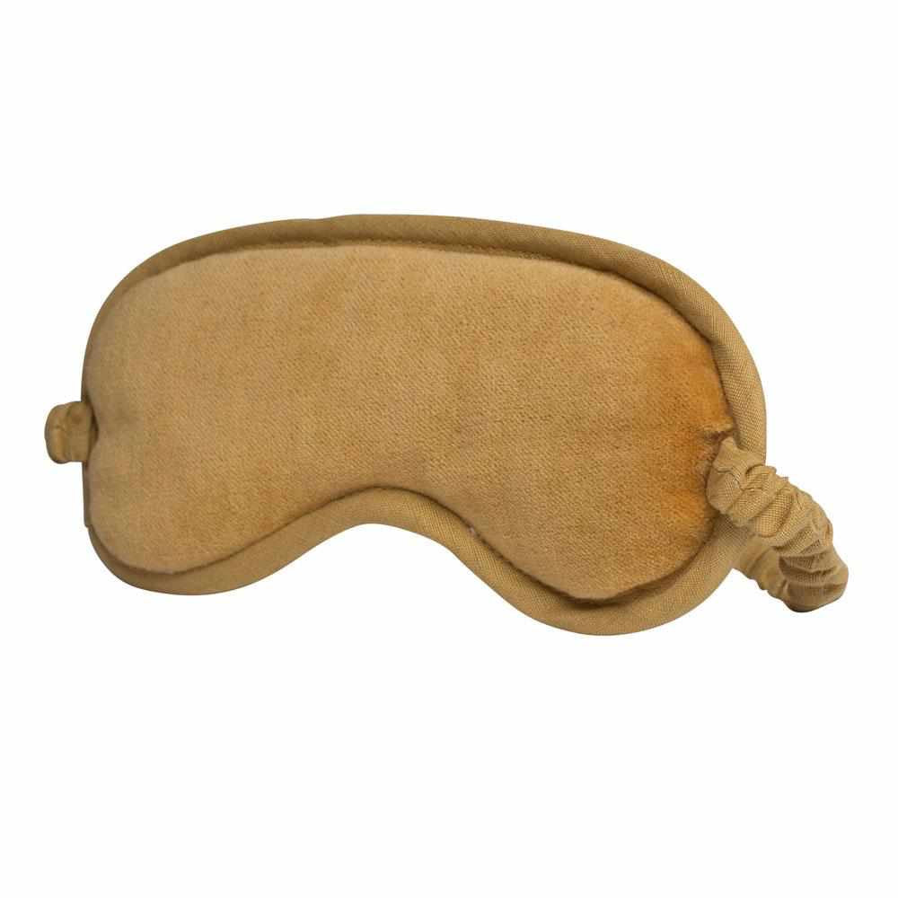 Lynette Velvet Eye Mask | Mustard - Magnolia Lane