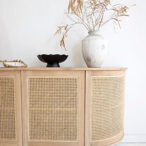 Beach Four Door Sideboard | Curved Edges - Magnolia Lane