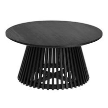 Load image into Gallery viewer, Francisco Coffee Table in black in a modern coastal style - Magnolia Lane furniture for the modern home, Japandi Style